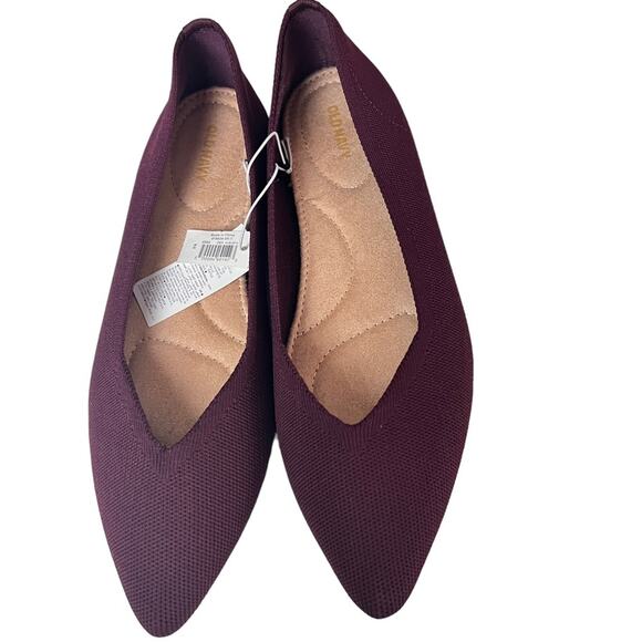 Old Navy Women's  Knit Pointy  Toe Ballet Flats Sz  9.5 - Picture 11 of 11